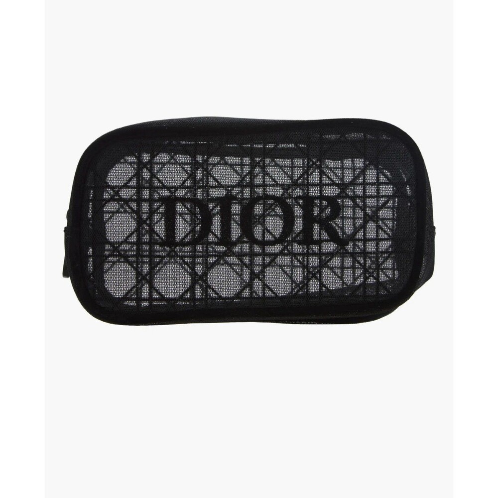 Dior black mesh Trousse